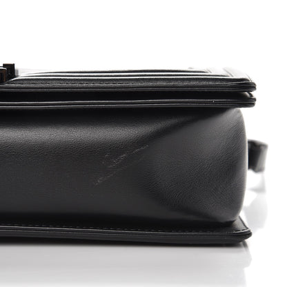 Chanel Calfskin Quilted New Medium Boy Flap So Black 10 of 11