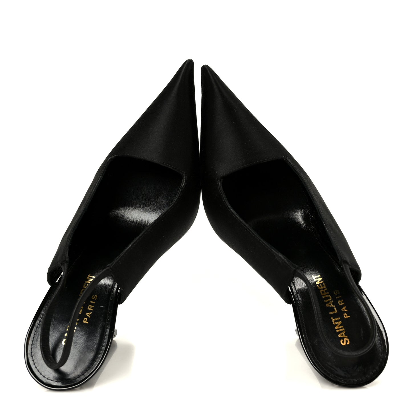Raso Regale Raven 110 Slingback Pumps 37 Black