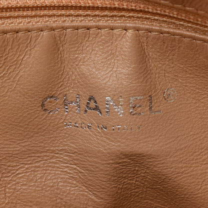 Chanel Calfskin Large East West Modern Chain Tote Dark Beige 6 of 16