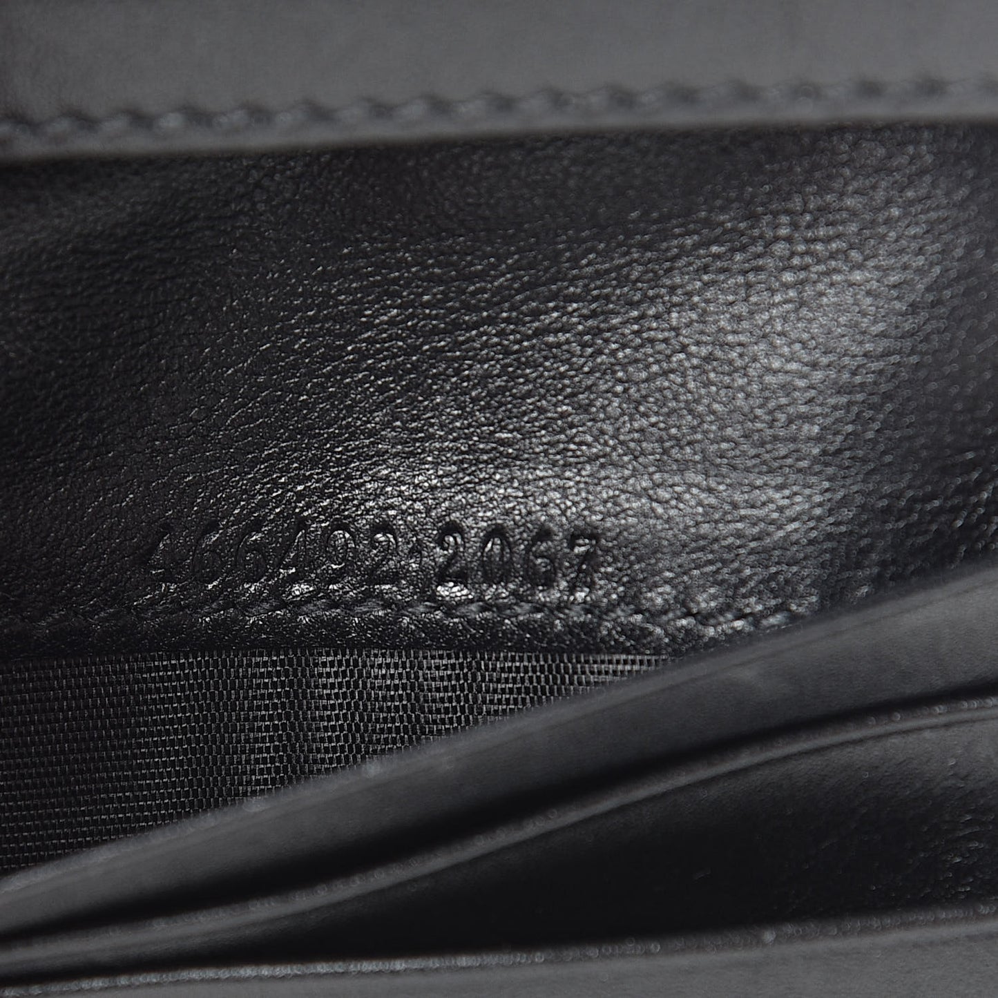 Calfskin Matelasse GG Marmont Card Case Wallet Black