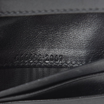 Gucci Calfskin Matelasse GG Marmont Card Case Wallet Black 7 of 8