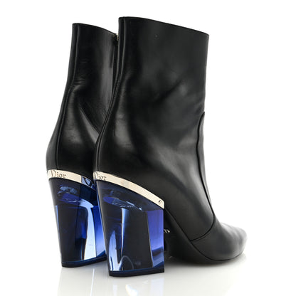 Christian Dior CHRISTIAN DIOR Soft Calfskin Ankle Boots 41 Black 4 of 8