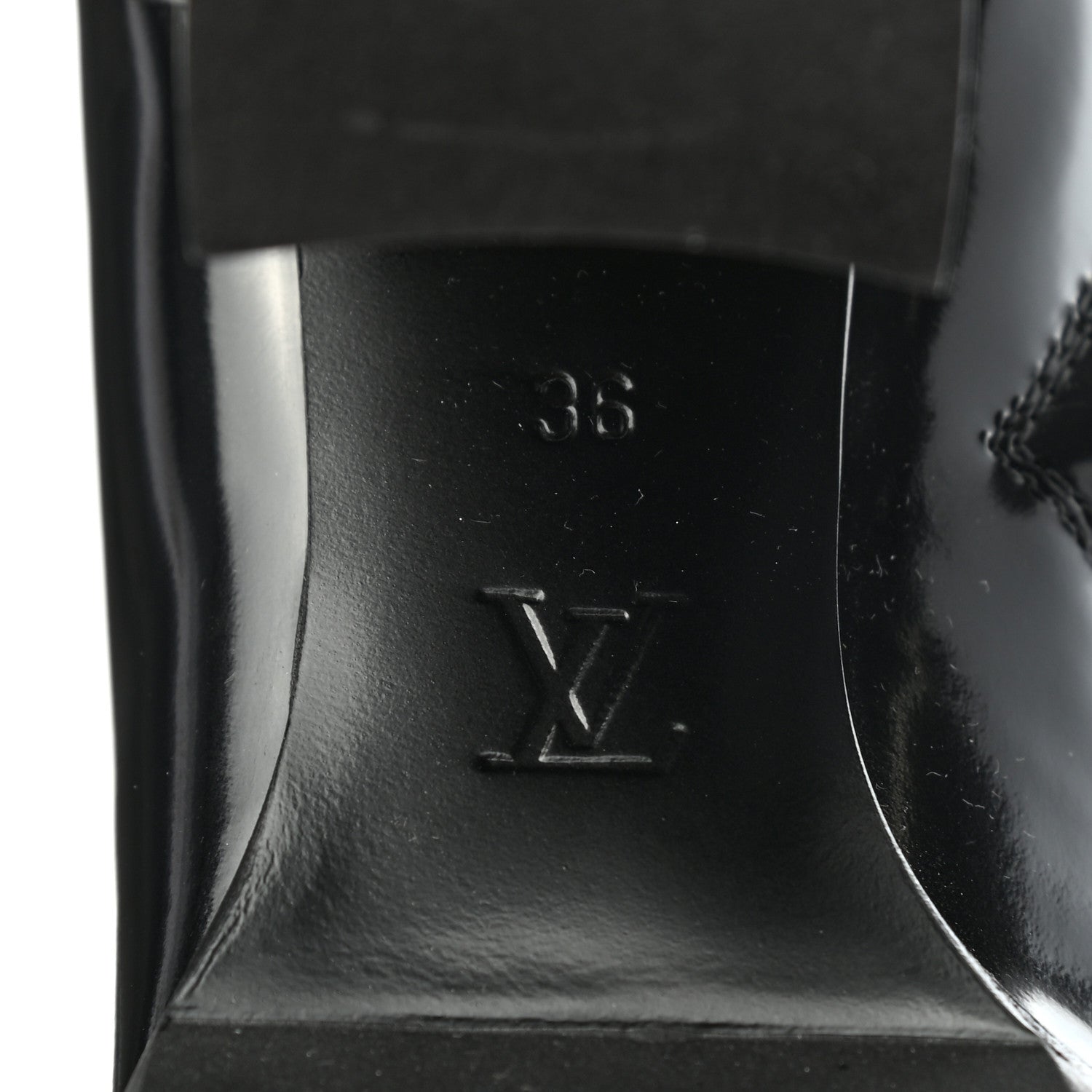 Louis Vuitton Patent Calfskin Star Trail Ankle Boots 36 Black 6 of 8