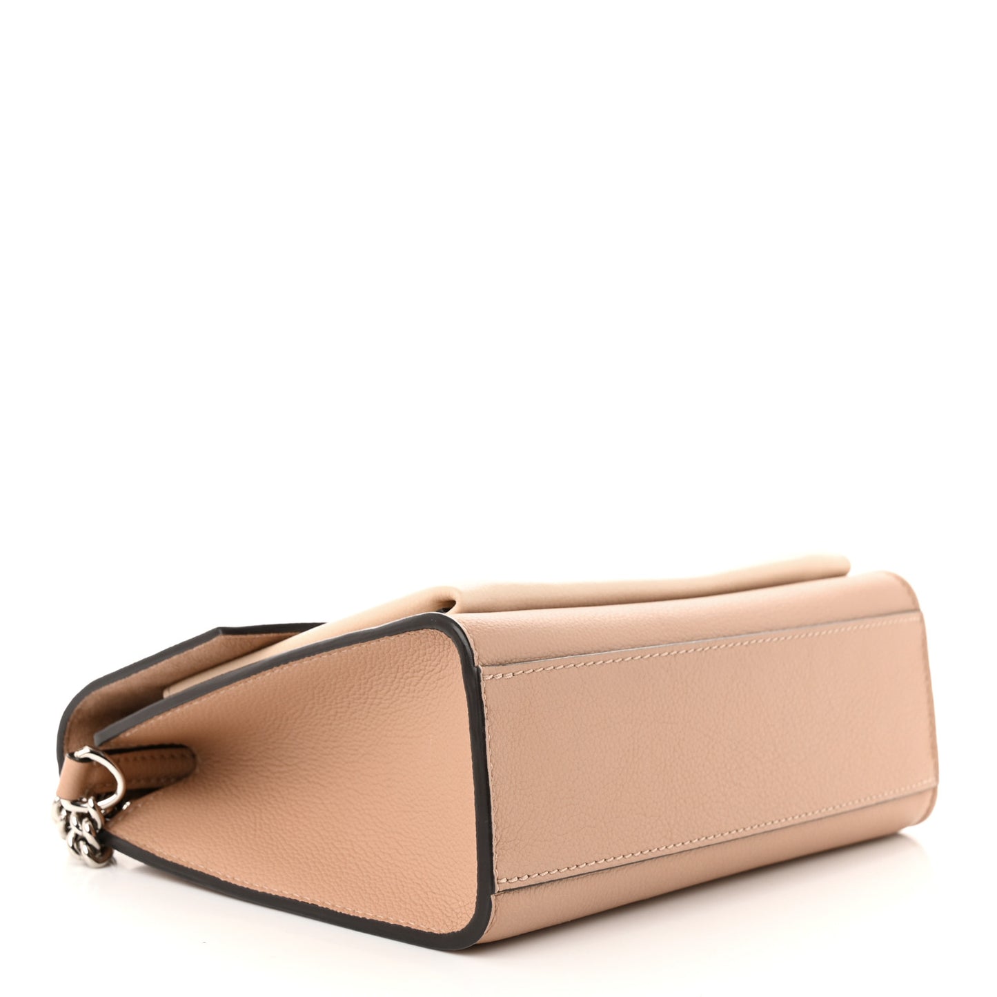 Soft Calfskin My Lockme Chain Bag BB Quartz