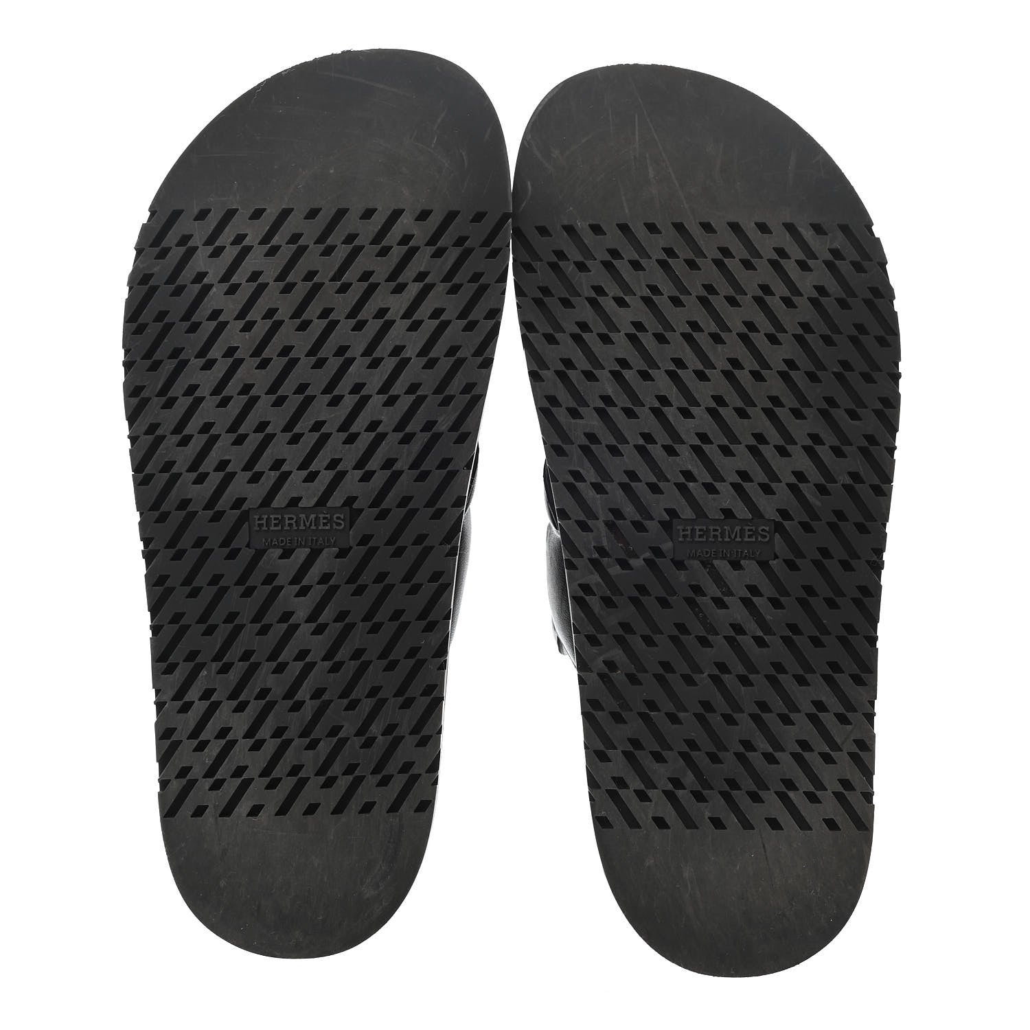Hermes Nappa Extra Sandals 38 Black 5 of 9
