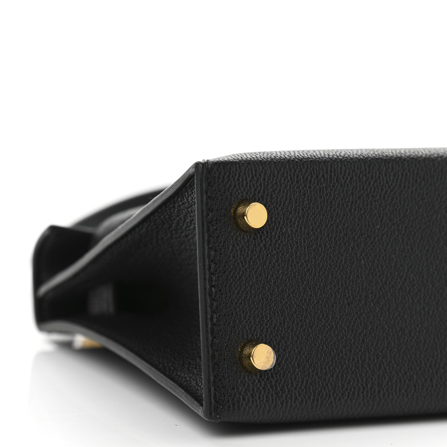 Hermes Chevre Chandra Mini Kelly Sellier 20 Black 8 of 11