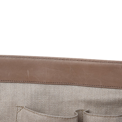 Gucci Calfskin Handmade Large Top Handle Bag Taupe 17 of 24
