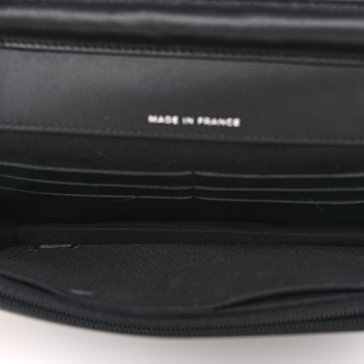 Patent Strass Wallet On Chain WOC Black