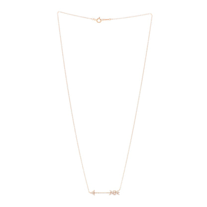 Tiffany 18K Rose Gold Diamond Paloma's Graffiti Arrow Pendant Necklace 3 of 7