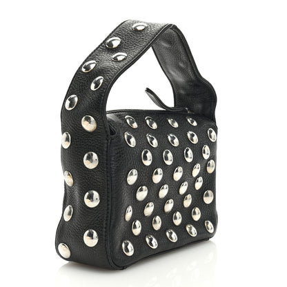 Khaite Pebbled Sport Calfskin Studded Small Elena Black 3 of 8