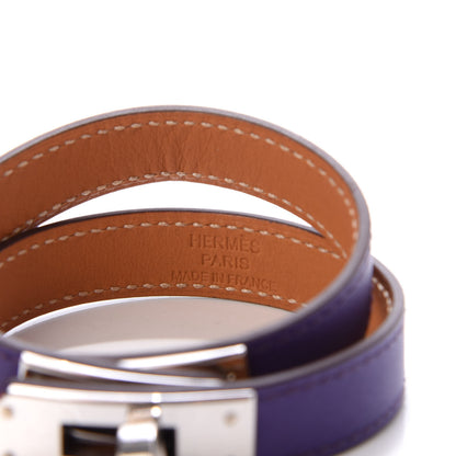 Hermes Swift Kelly Double Tour Bracelet S Iris 4 of 6
