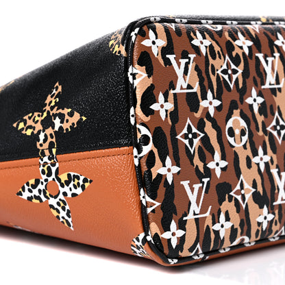 Louis Vuitton Monogram Giant Jungle Neverfull MM Black 8 of 9