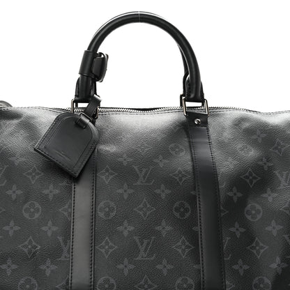 Louis Vuitton Monogram Eclipse Keepall Bandouliere 55 9 of 11