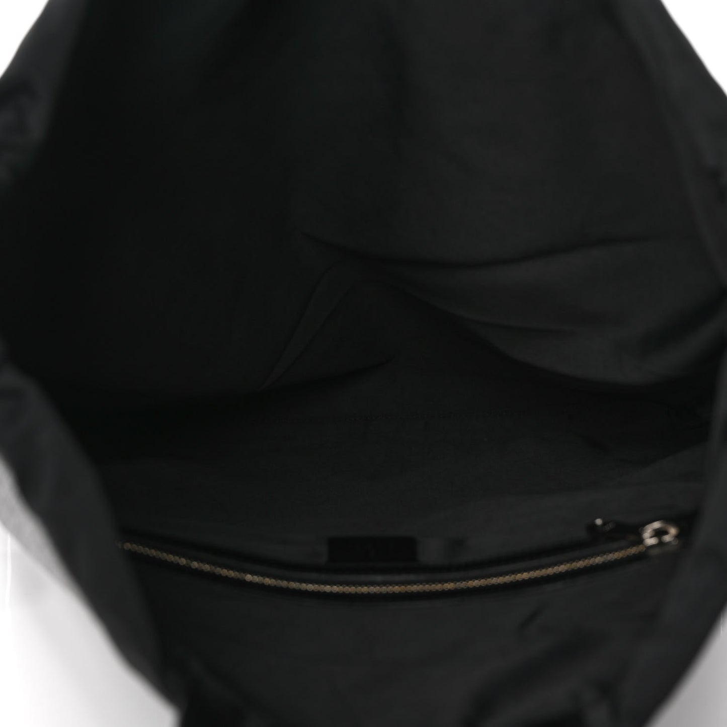 Soft GG Supreme Monogram Appia Calfskin Web Drawstring Backpack Black