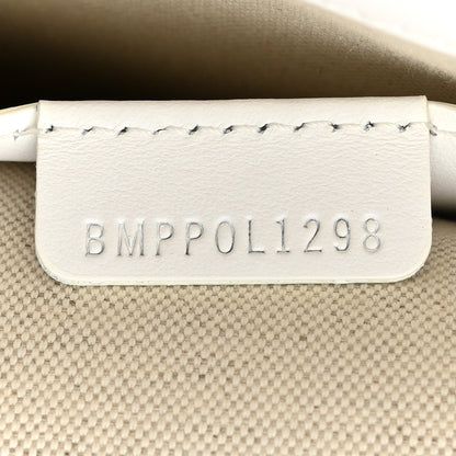 Burberry Monogram Canvas Smooth Calfskin Medium Pocket Bag White Beige 7 of 12