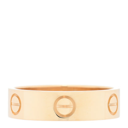 Cartier 18K Yellow Gold 5.5mm LOVE Ring 58 8.5 1 of 4