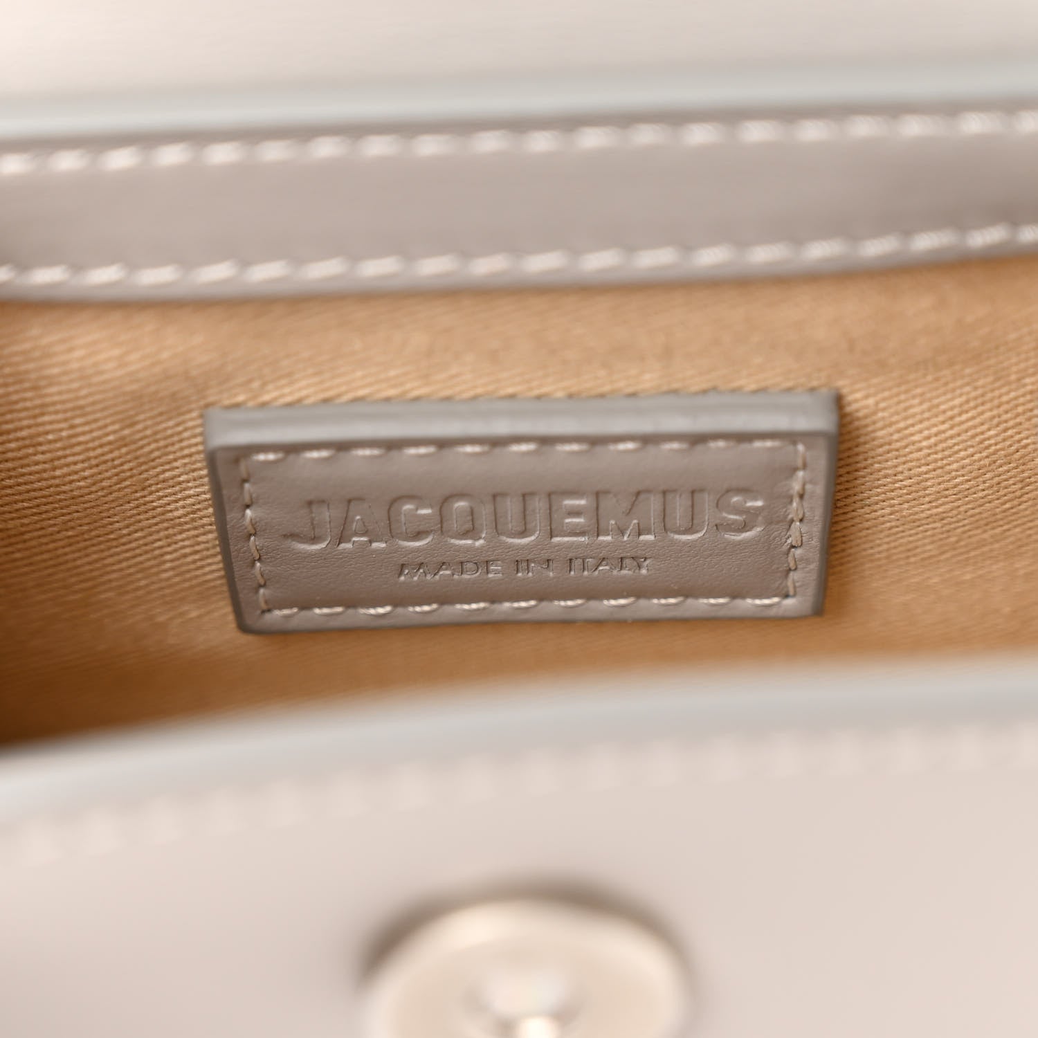 Jacquemus Smooth Calfskin Le Chiquito Homme Grey 6 of 9