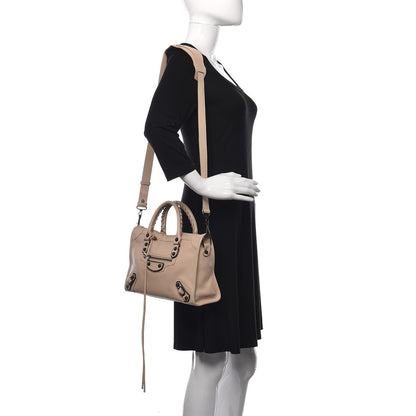Balenciaga Chevre Classic Hardware Metallic Edge S City Beige Tapioca 2 of 15
