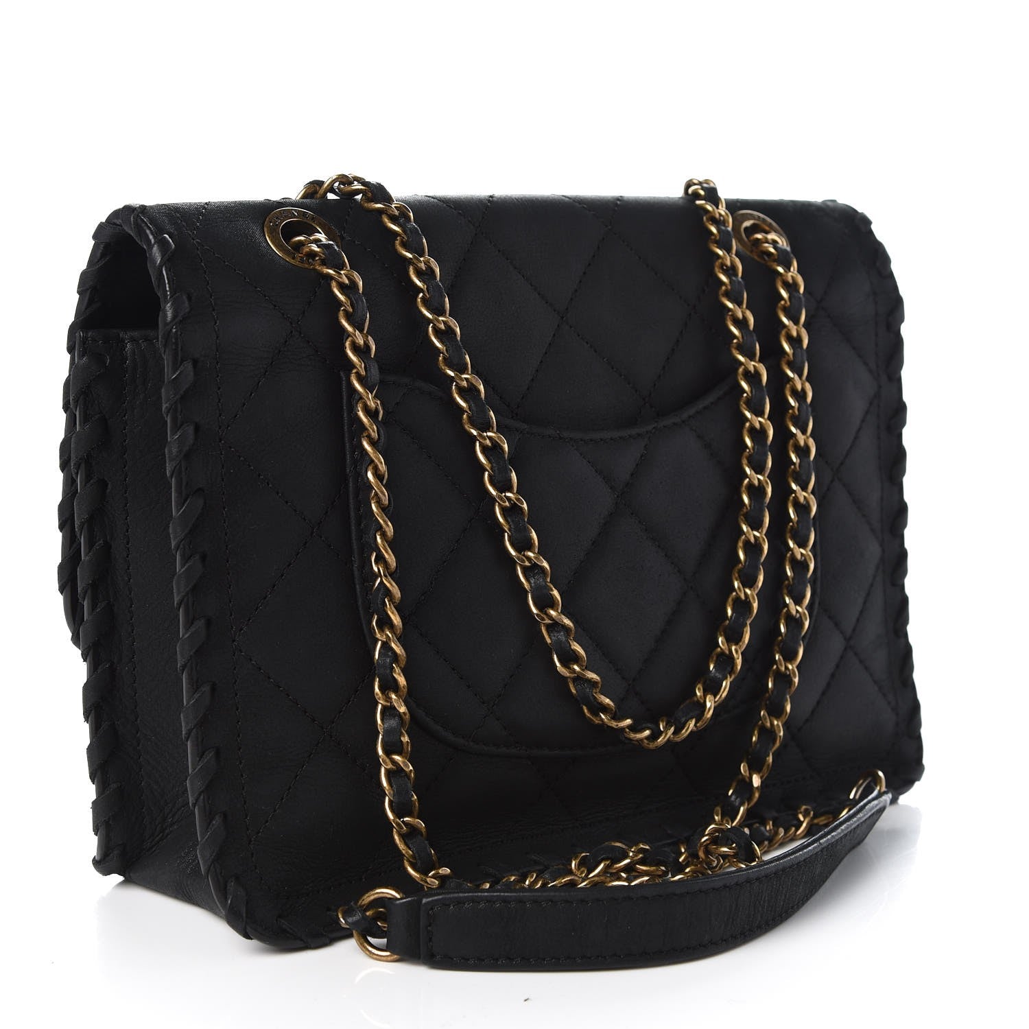 Chanel Iridescent Calfskin Small Happy Stitch Flap Black 3 of 7