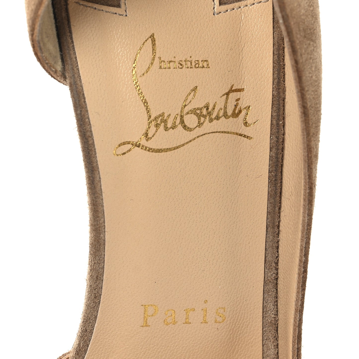 Veau Velour Iriza 100 Pumps 37.5 Cappucino