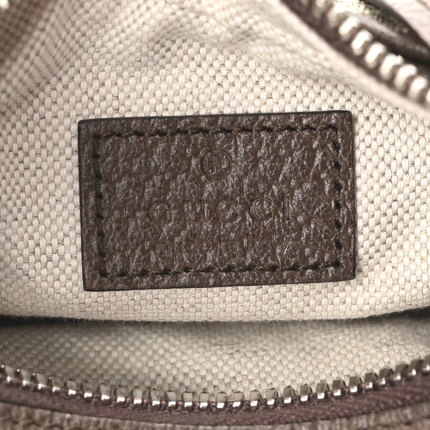 GG Supreme Monogram Textured Dollar Calfskin Web Mini Attache Bag Beige Ebony New Acero Beige Ebony New Acero