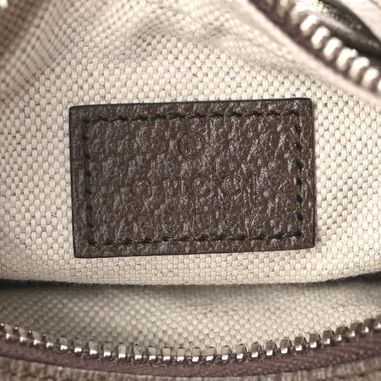 Gucci GG Supreme Monogram Textured Dollar Calfskin Web Mini Attache Bag Beige Ebony New Acero Beige Ebony New Acero 6 of 10