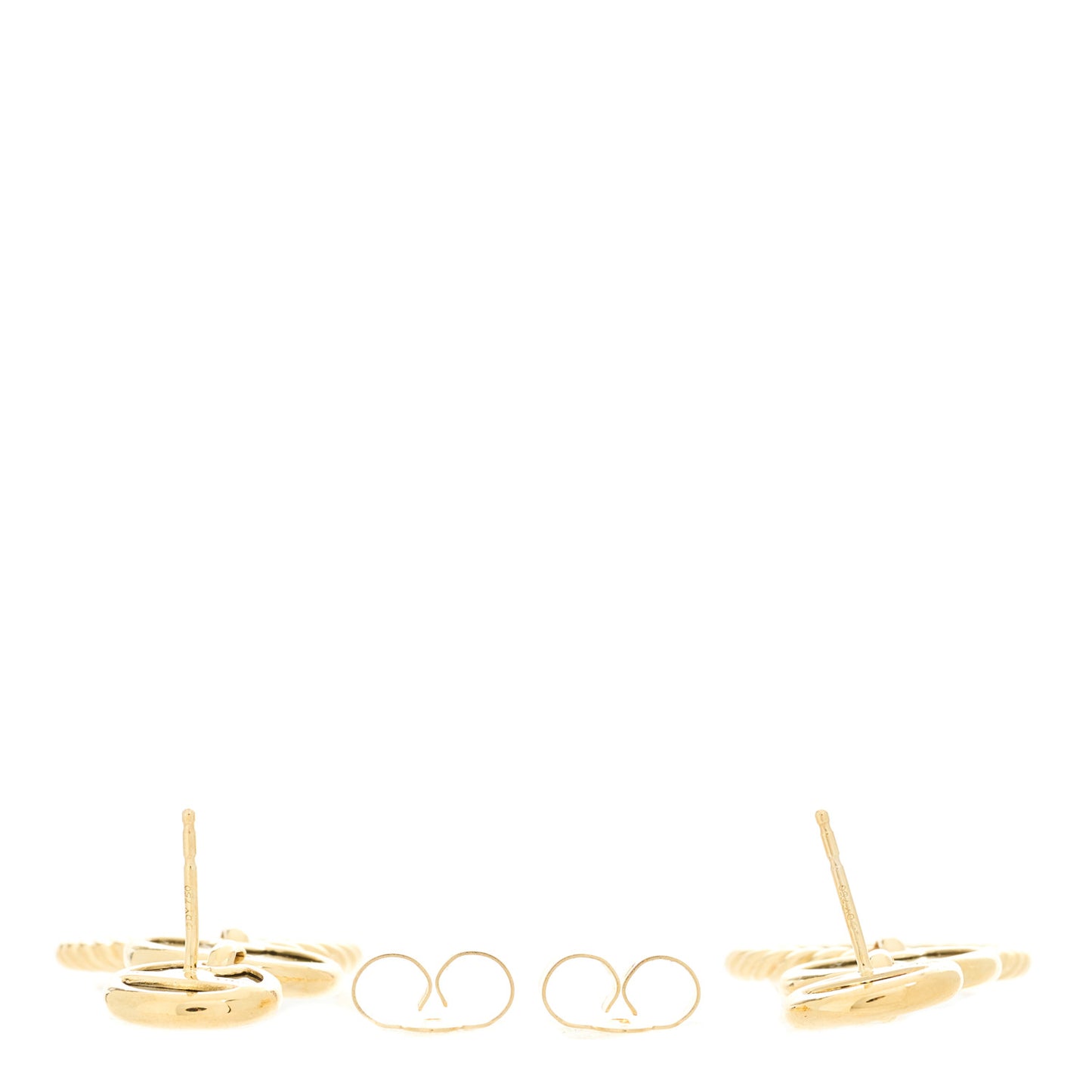 18K Yellow Gold Black Onyx Elements Triple Drop Earrings