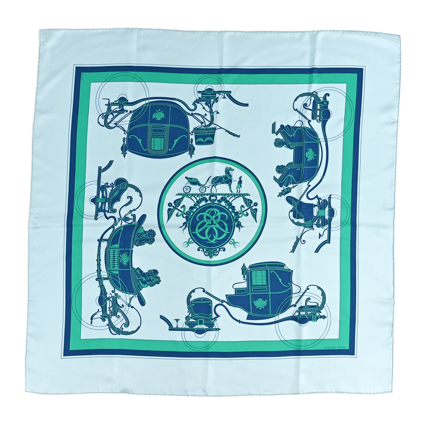 Silk Ex Libris Scarf 90