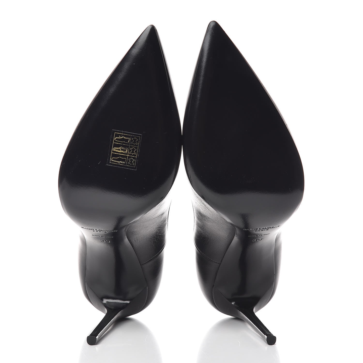 Saint Laurent Calfskin Zoe 105 Pumps 39 Black 5 of 8