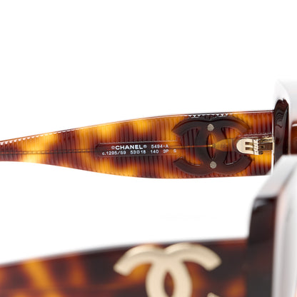 Chanel Square Polarized CC Sunglasses 5494 Tortoise Brown 5 of 8