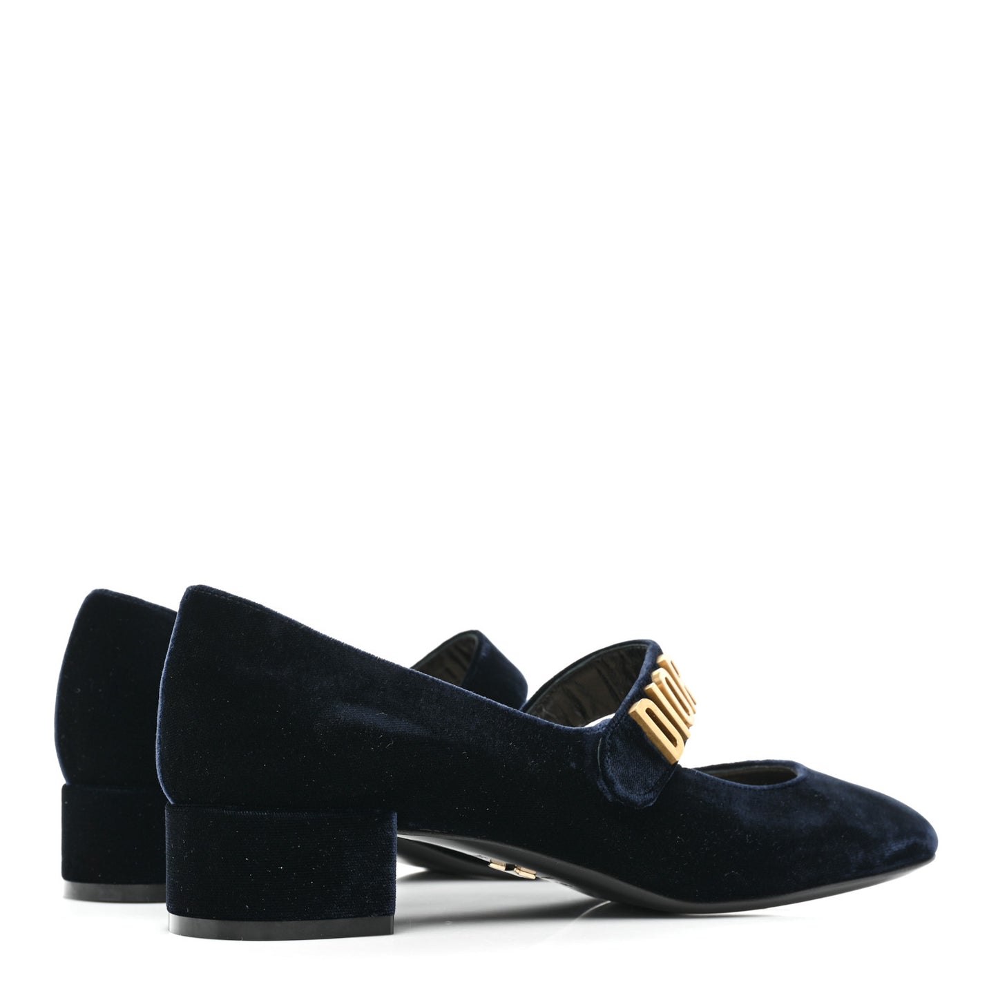Velvet Baby-D Ballet Pumps 38 Deep Blue