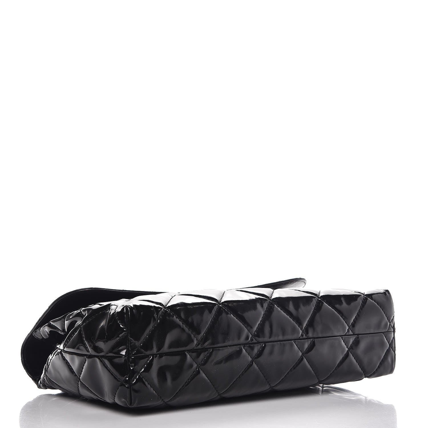 Chanel Vinyl Quilted In the Business Flap Bag Black 4 of 12