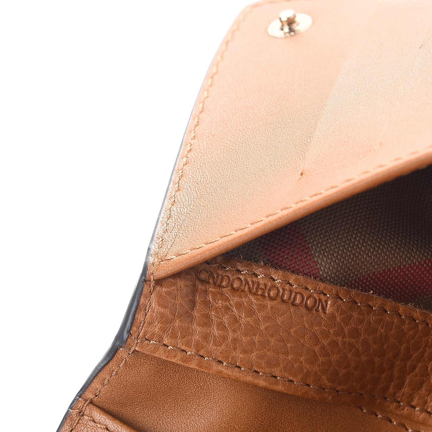 Brit Calfskin Lexi Wallet Saddle Brown