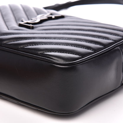 Saint Laurent Calfskin Matelasse Monogram Lou Camera Bag Black 9 of 10