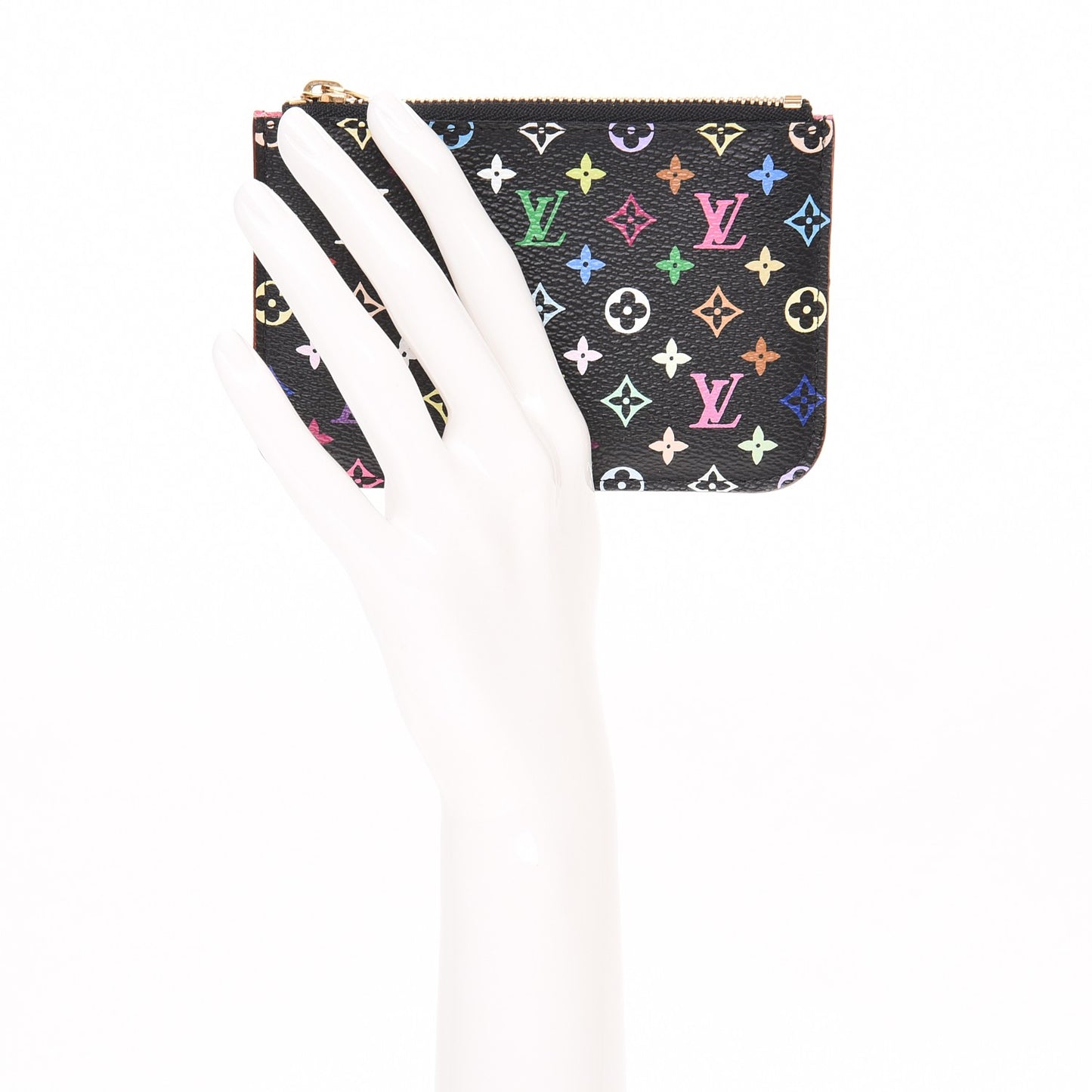 Monogram Multicolor Key Pouch Black Grenade