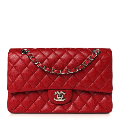 Chanel Caviar Quilted Medium Double Flap Red 1 of 10