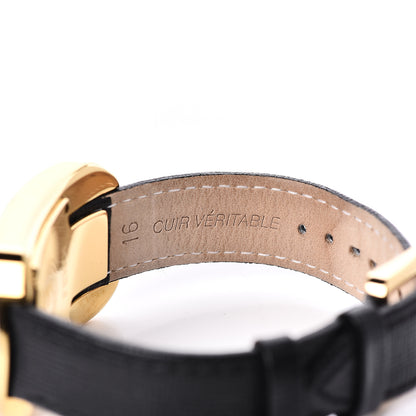Fendi Stainless Steel Calfskin Diamond Enamel 29mm Chameleon Quartz Watch Black 7 of 8