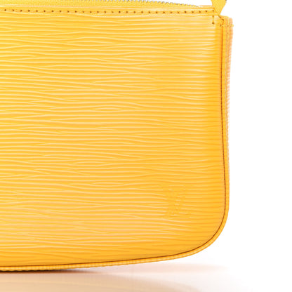 Louis Vuitton Epi Pochette Accessories NM Citron 10 of 10