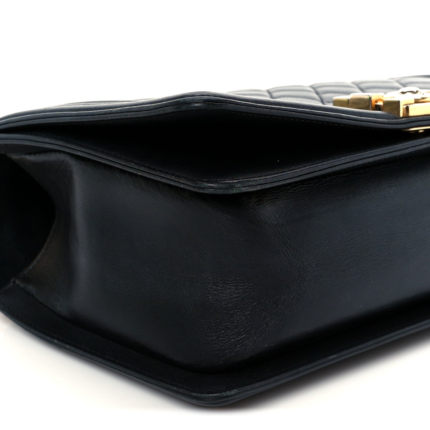 Chanel Calfskin Quilted Medium Boy Flap Black 17 of 21