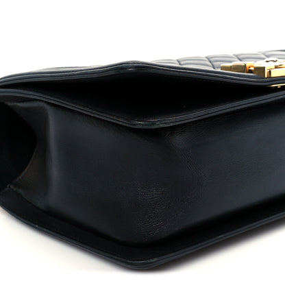 Chanel Calfskin Quilted Medium Boy Flap Black 17 of 21