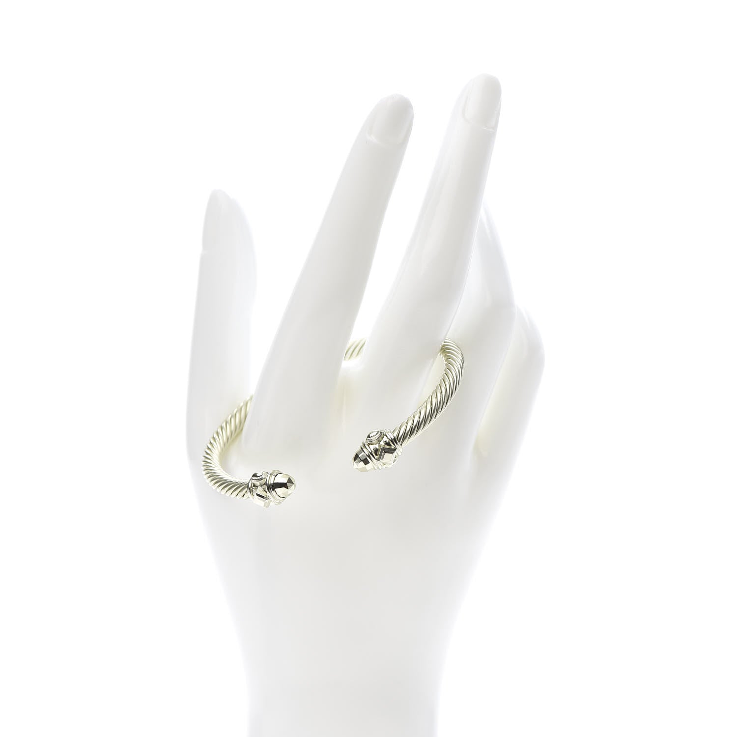 David Yurman Aluminum 5mm Renaissance Bracelet Pale Gold 2 of 5