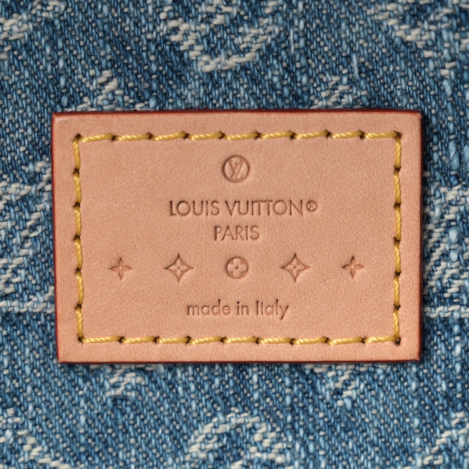 Louis Vuitton Monogram Denim High Rise Bumbag Blue 6 of 9