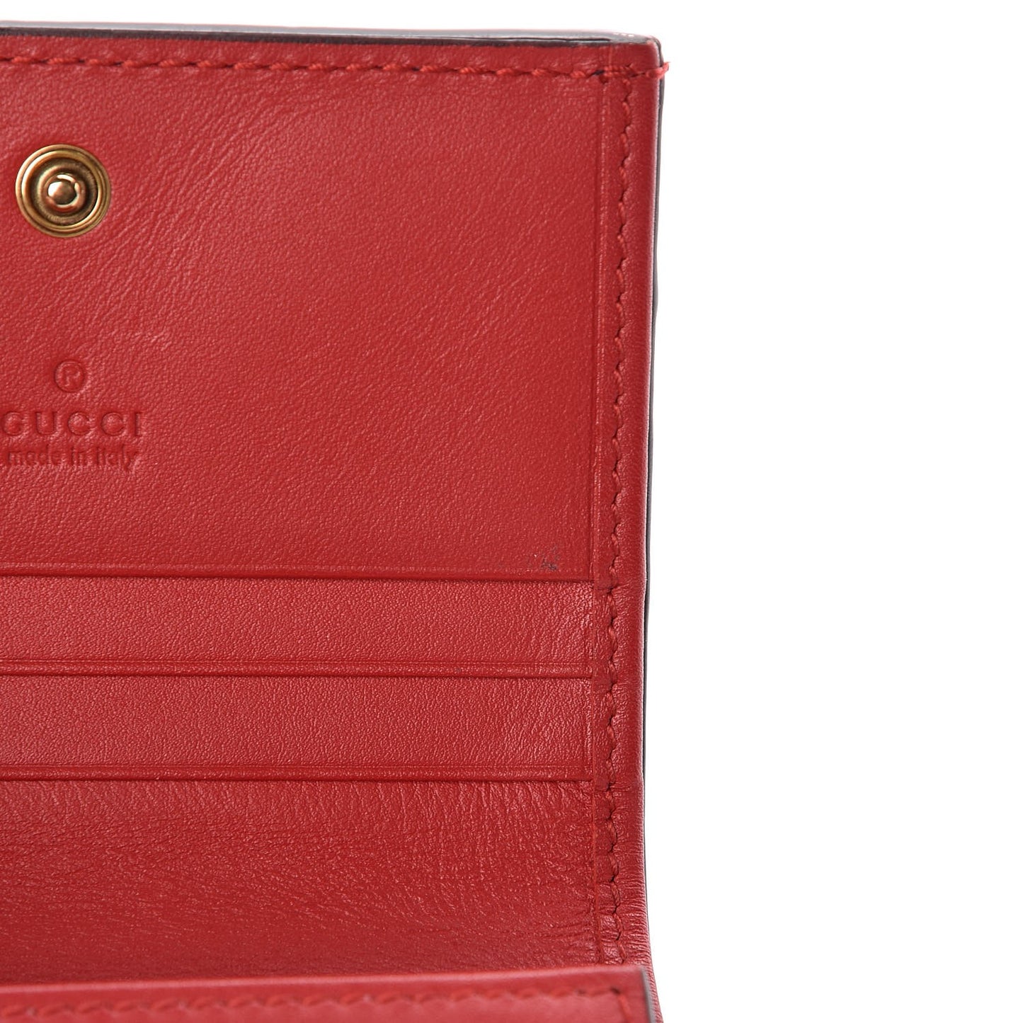 Calfskin Queen Margaret Card Case Wallet Blue Agata Hibiscus Red Mystic White