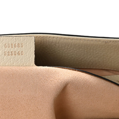 Gucci GG Supreme Monogram Textured Calfskin Web Medium Ophidia Shopping Tote Beige Ebony Mystic White 7 of 10