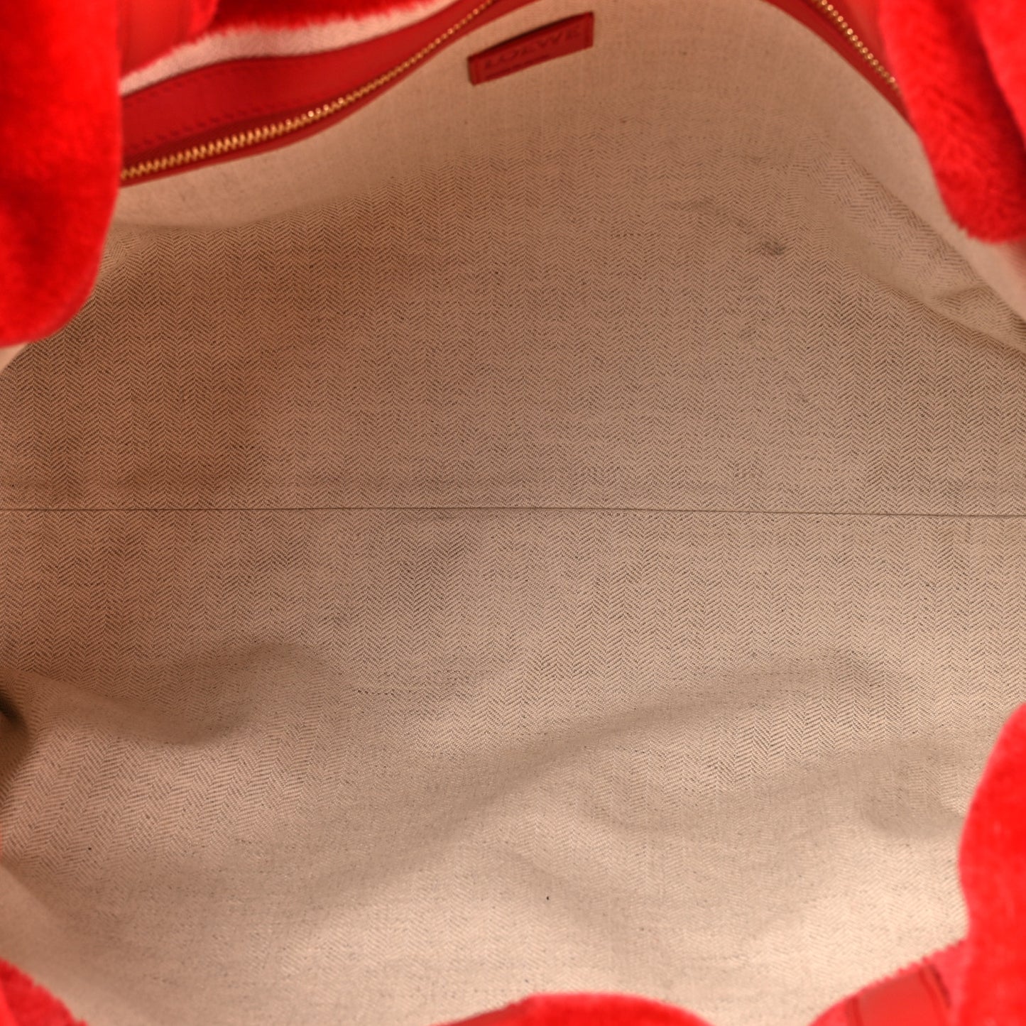 Mohair Flamenco XL Knot Clutch Scarlet Red