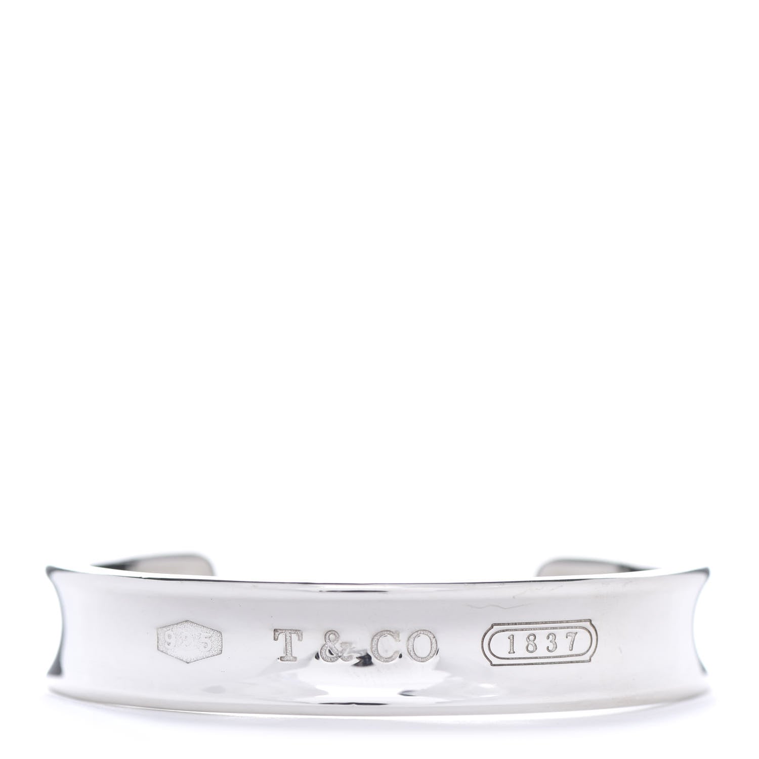 Tiffany Sterling Silver 1837 Cuff Bracelet 1 of 6