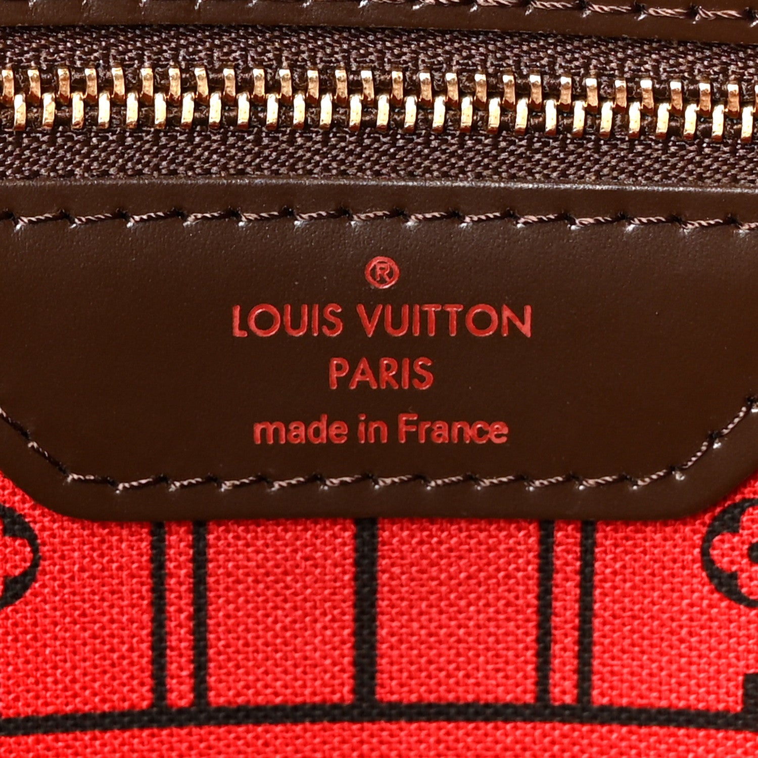 Louis Vuitton Damier Ebene Neverfull MM 6 of 9