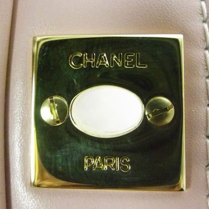 Chanel Leather Quilted Flap Handbag Pink 8 of 12