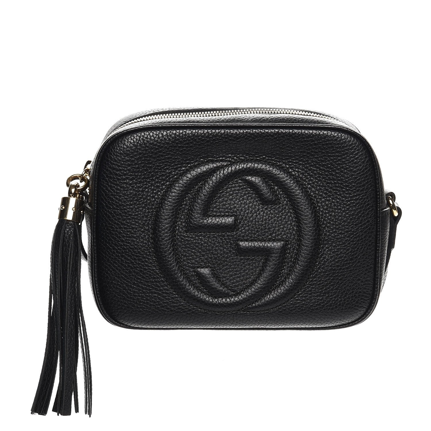 Gucci Pebbled Calfskin Small Soho Disco Bag Black 1 of 7