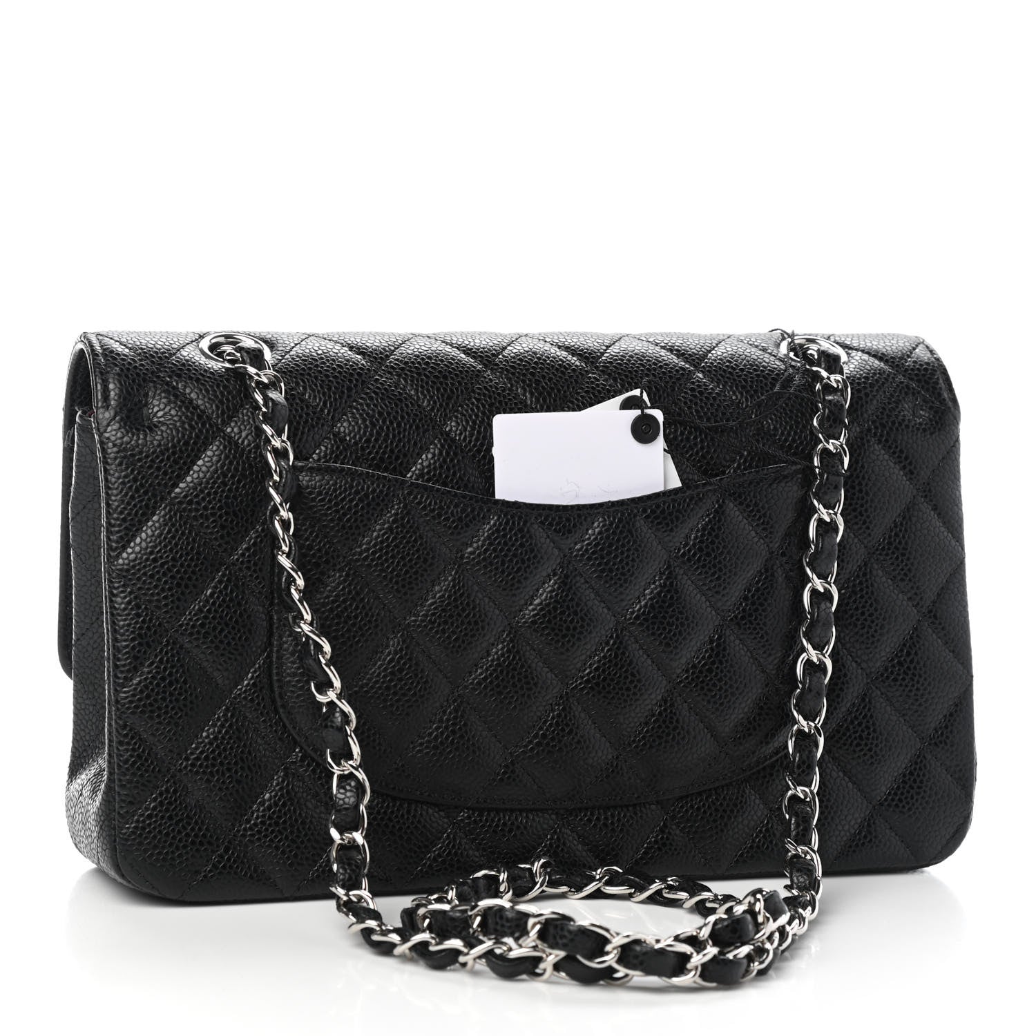 Chanel Caviar Quilted Medium Double Flap Black 3 of 9